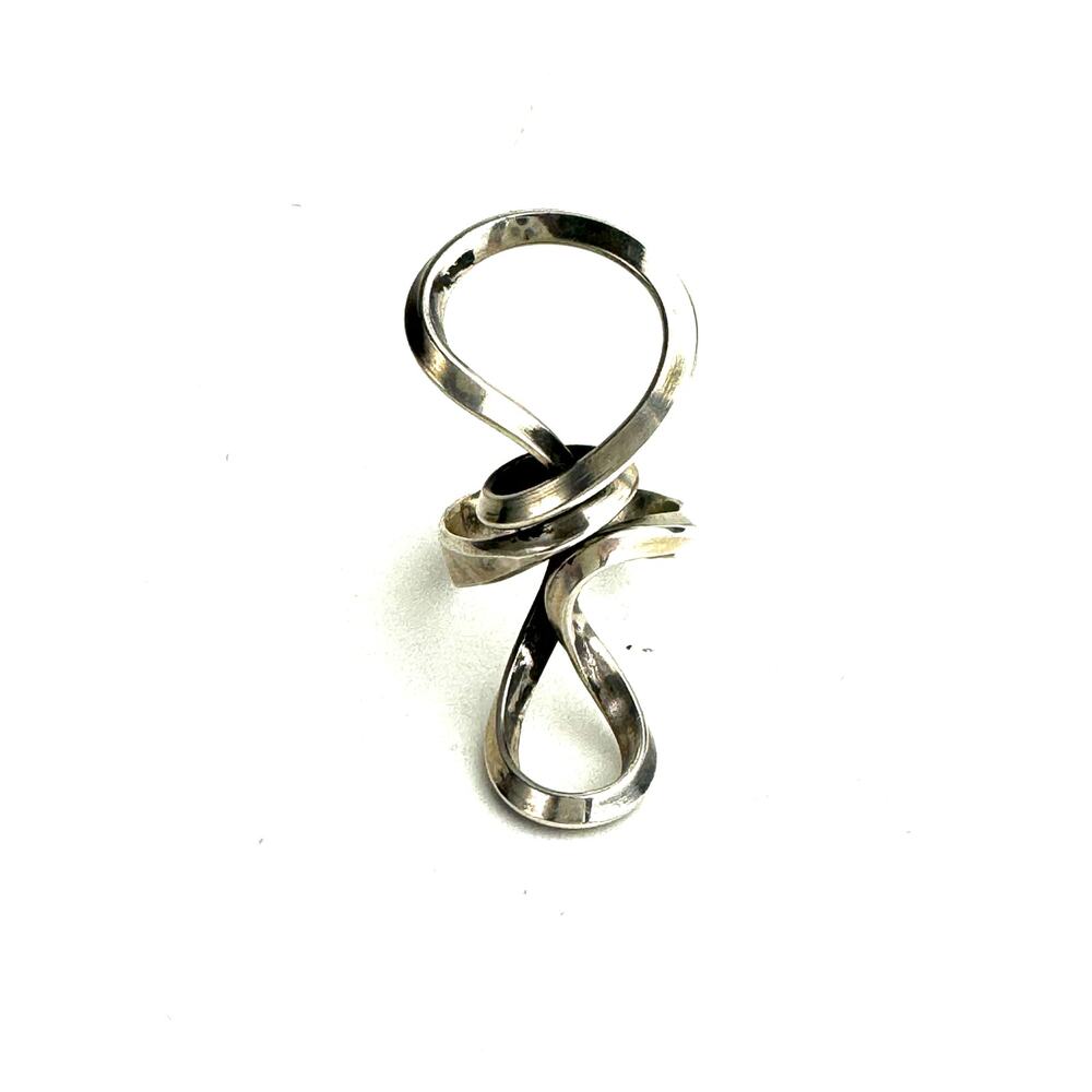 Sculptural Abstract Modern Ring Adjustable